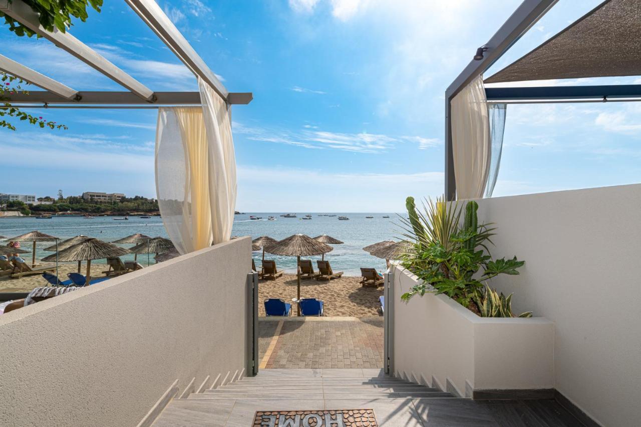 Buganvilla-Sea Front Villas Agia Pelagia Exterior foto